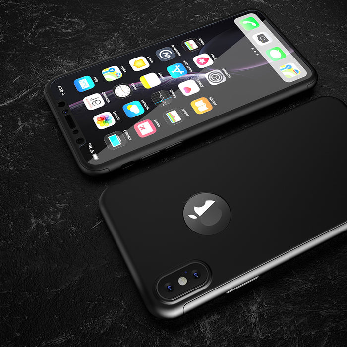Etui noir Apple iPhone XS Max 360