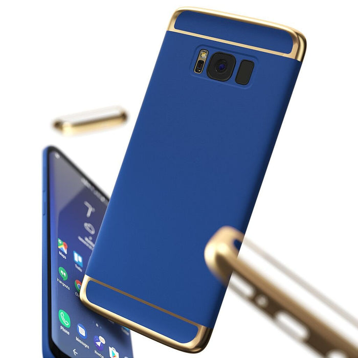 Housse Bleue 3 en 1 Samsung Galaxy S8 Plus
