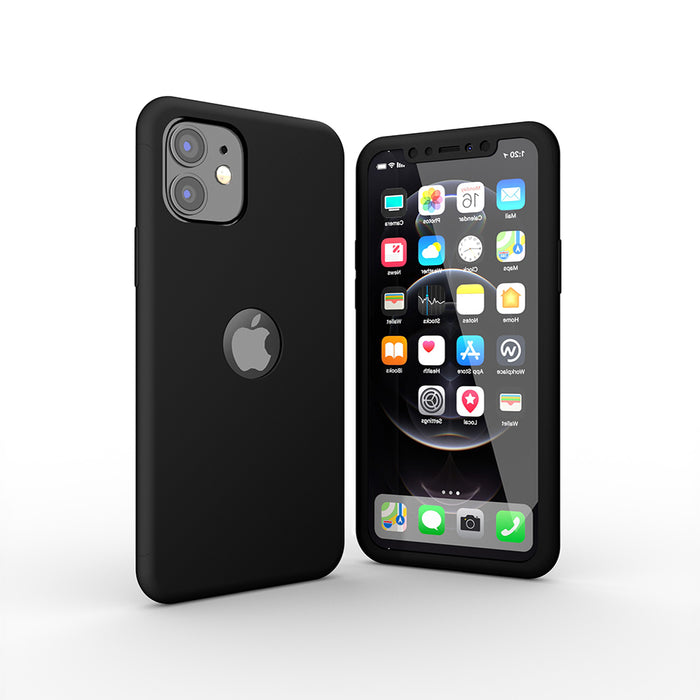 Etui noir Apple iPhone 11 360