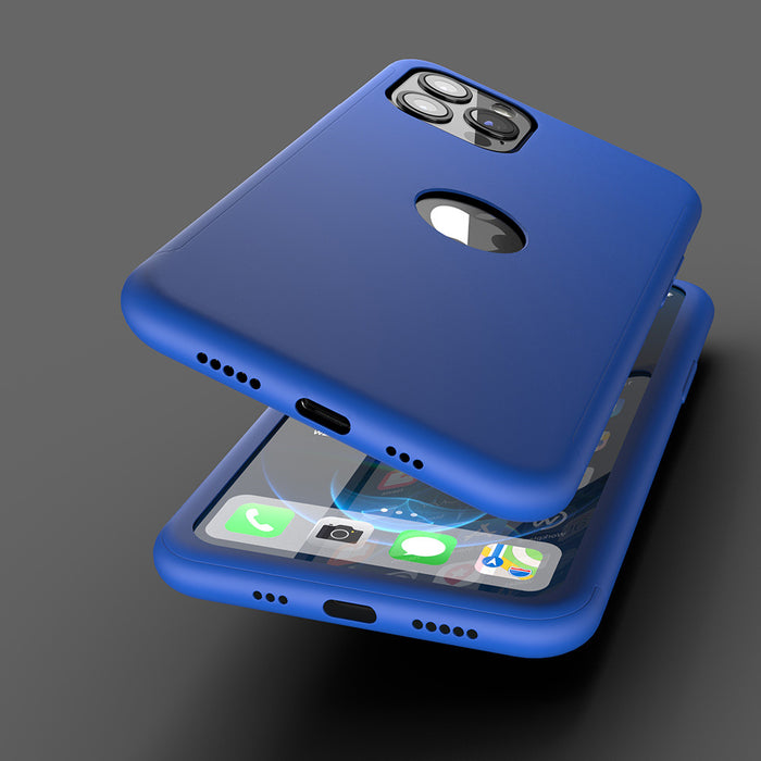 Housse bleue Apple iPhone 11 Pro 360 degrés