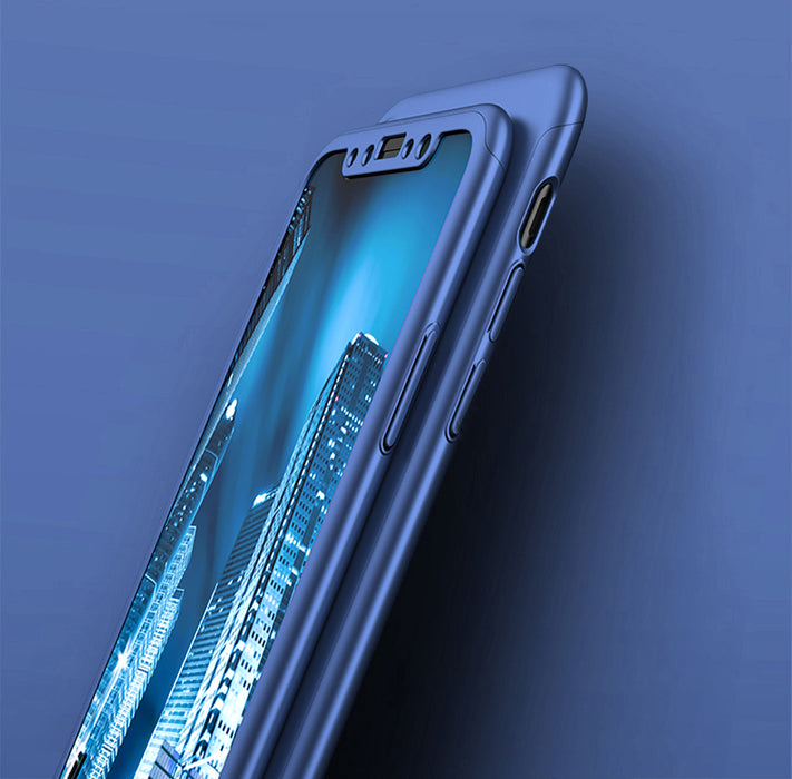 Housse bleue Apple iPhone 11 360