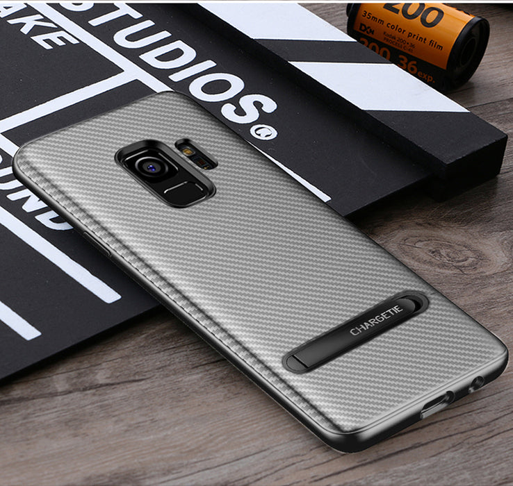 Housse en argent Samsung Galaxy S9 Coque§béquille