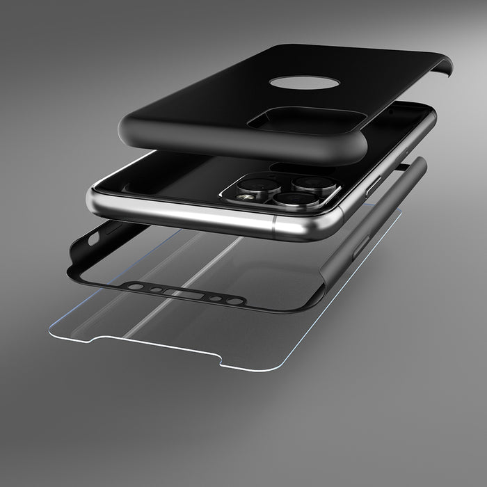 Etui noir Apple iPhone 11 Pro Max 360 degrés