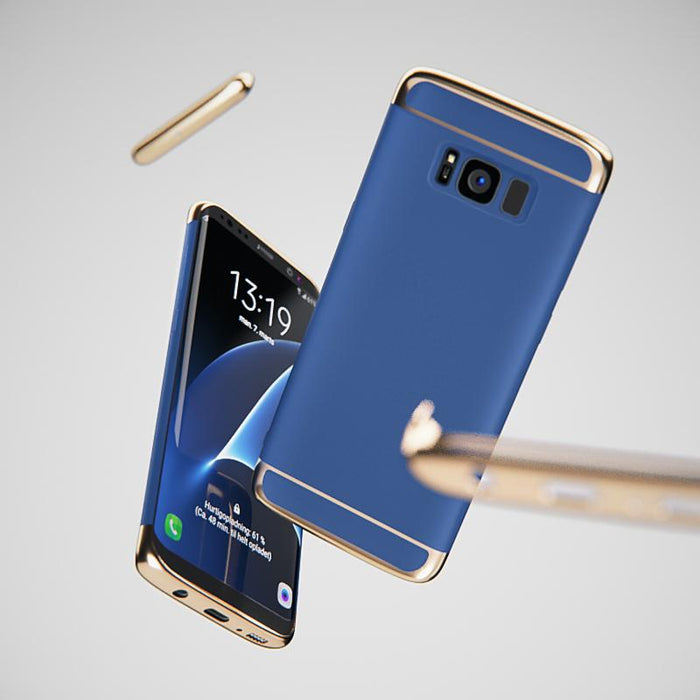 Housse Bleue 3 en 1 Samsung Galaxy S8 Plus