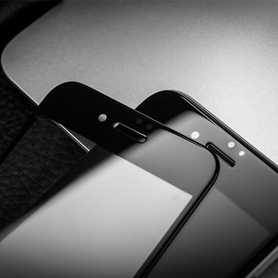 Protecteur de l'écran entier Blanc 4D iPhone 8
