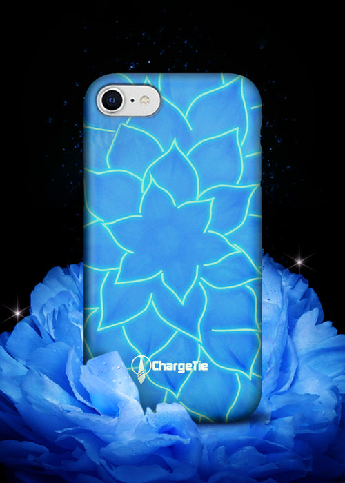 Étui lily d'eau brillant pour iPhone SE