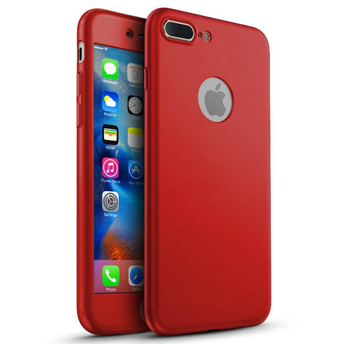 Coque rouge 360 Apple iPhone 7 Plus 360