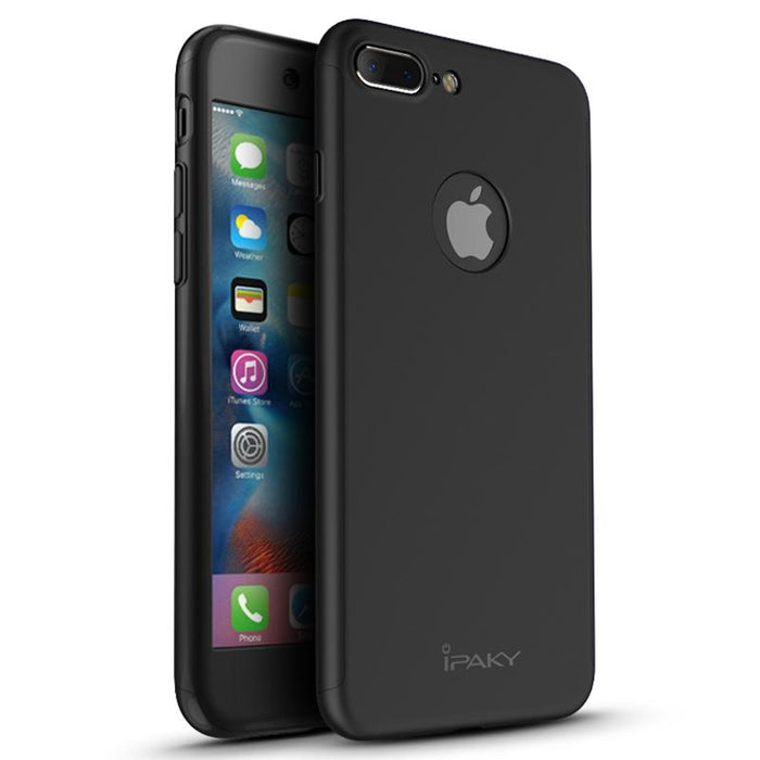 Housse noire Apple iPhone 7 Plus 360