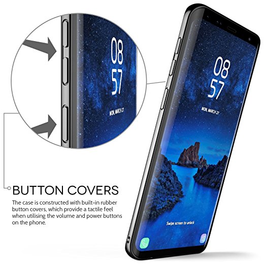 Housse Noire Samsung Galaxy S9 Plus Coque§béquille