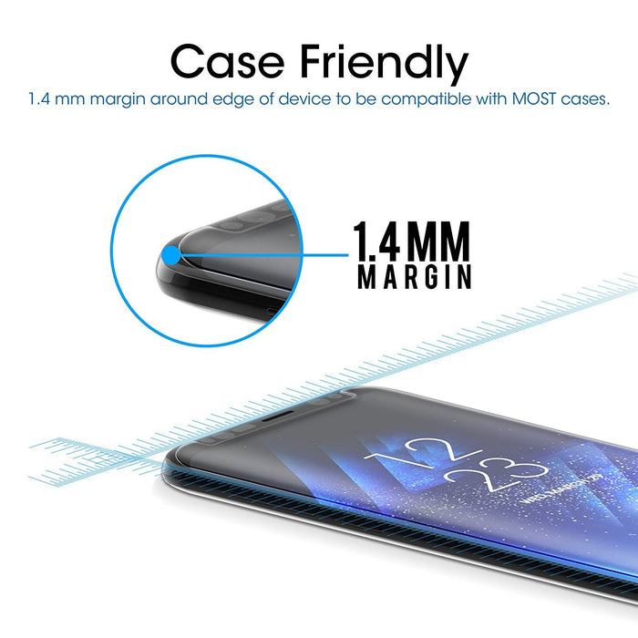 Protecteur d'écran Samsung Galaxy S8 + Case Friendly Cover
