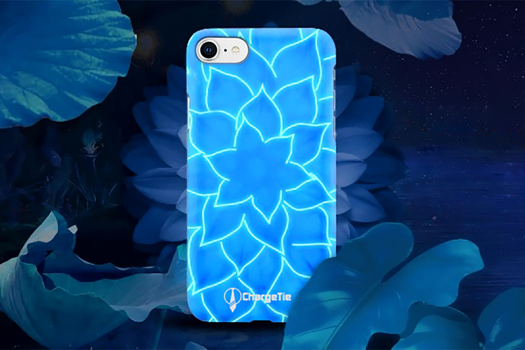 Étui lily d'eau brillant pour iPhone 7