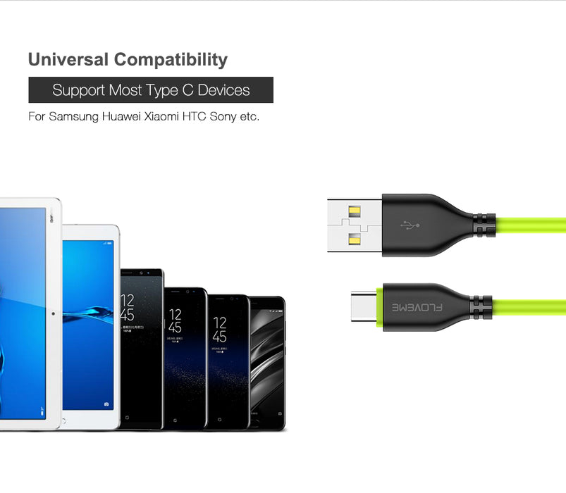 Câble USB Type C - Vert