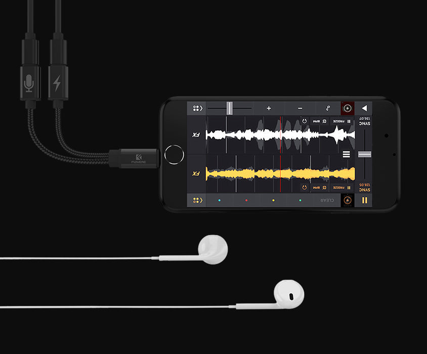 Adaptateur audio 2 en 1 pour Apple iPhone