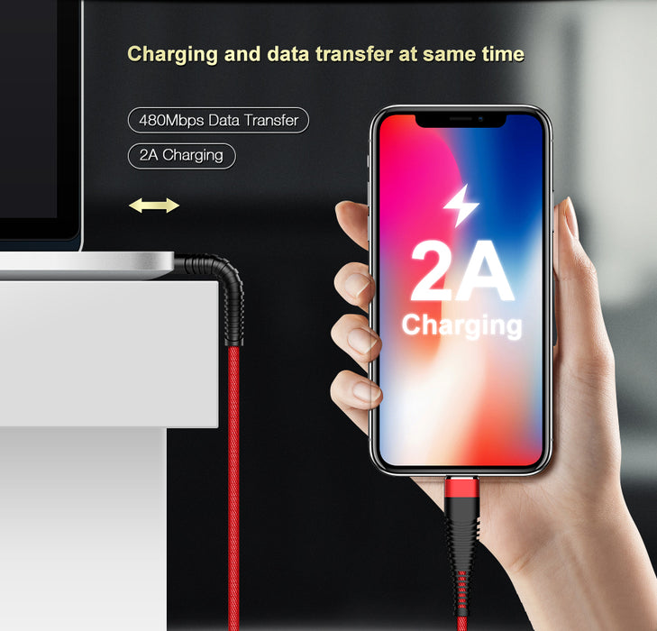 Câble Lightning pour iPhone – Rouge