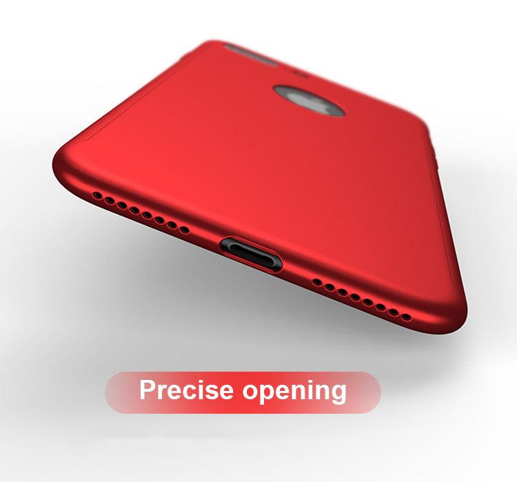 Coque rouge Apple iPhone 8 360