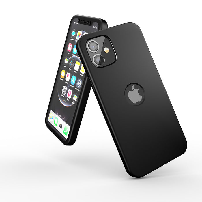 Etui noir Apple iPhone 12 360