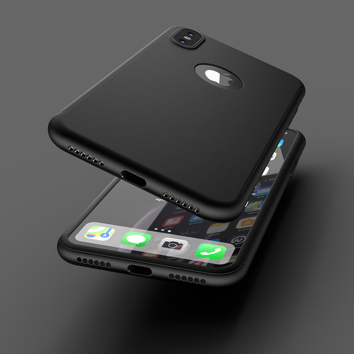 Etui noir Apple iPhone XS Max 360