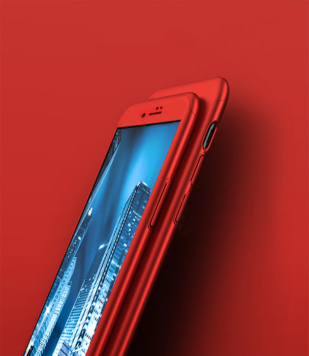 Boîtier rouge 360 Apple iPhone 8 Plus 360
