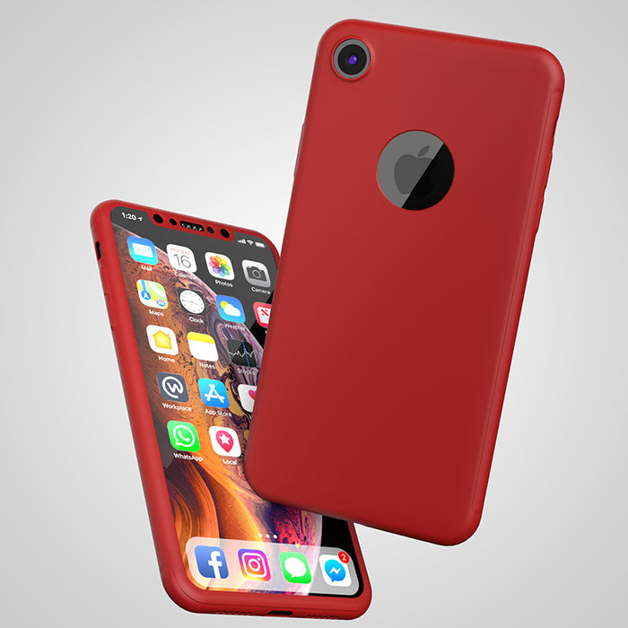 Boîtier rouge Apple iPhone XR 360