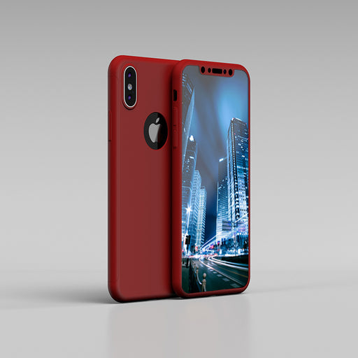 Boîtier rouge Apple iPhone XS Max 360