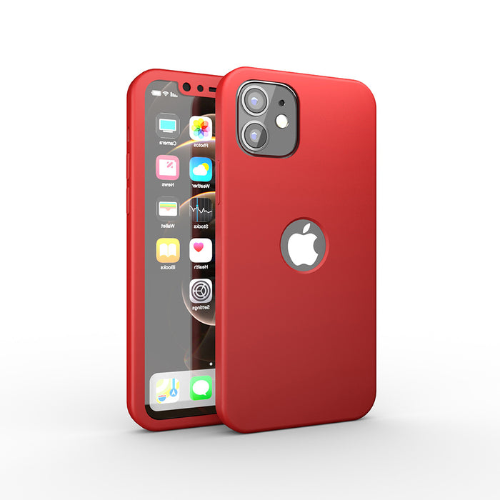 Boîtier rouge Apple iPhone 12 Mini 360