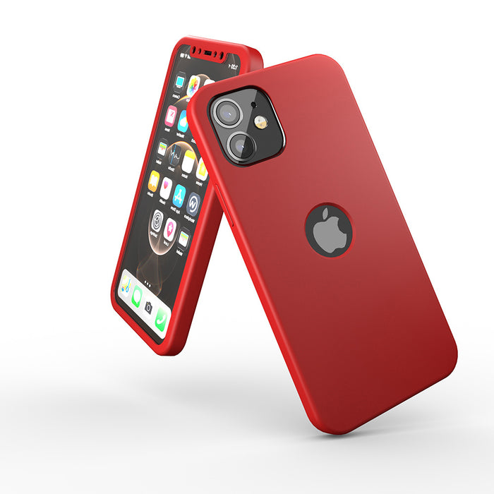 Boîtier rouge Apple iPhone 12 360