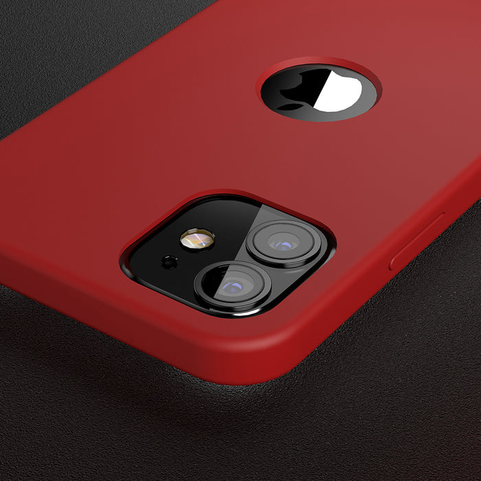 Boîtier rouge Apple iPhone 12 Mini 360